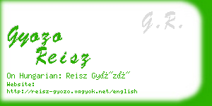 gyozo reisz business card